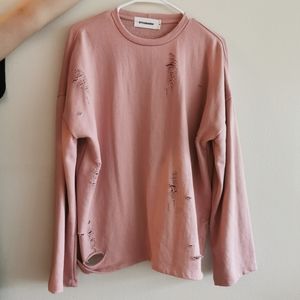 Stylenanda ripped Sweatshirt